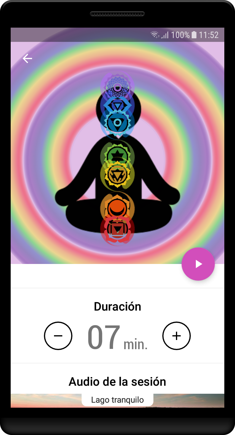 Cromoterapia Zen - Seleccionar chakras.