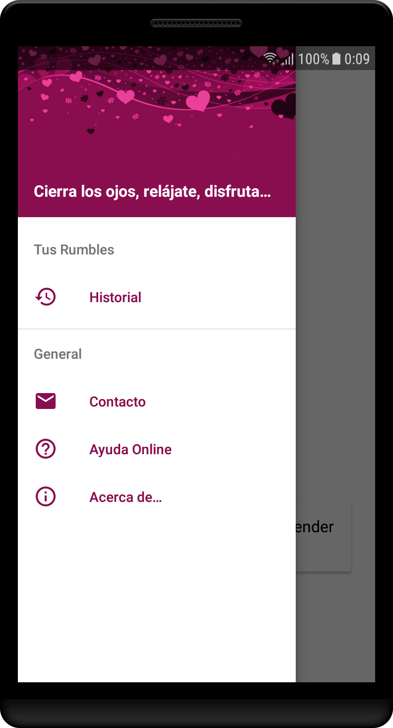 Happy Rumble - Menu.