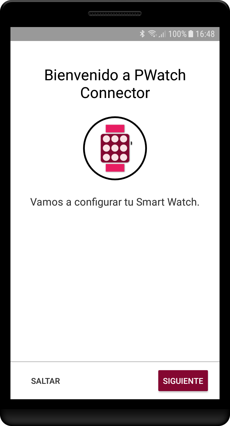 Pwatch Connector - Emparejar Dispositivo.
