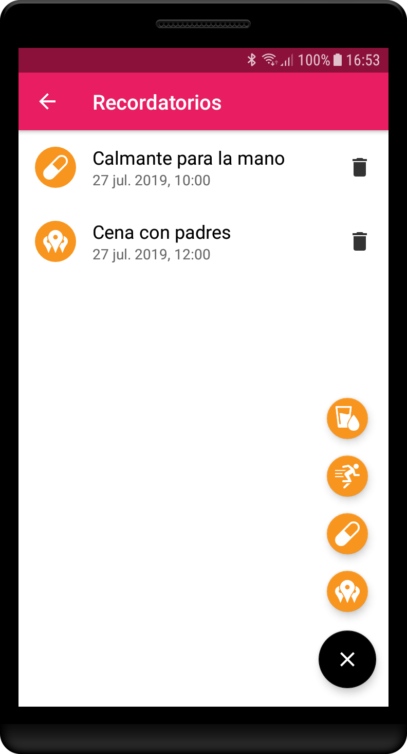 Pwatch Connector - Recordatorios.
